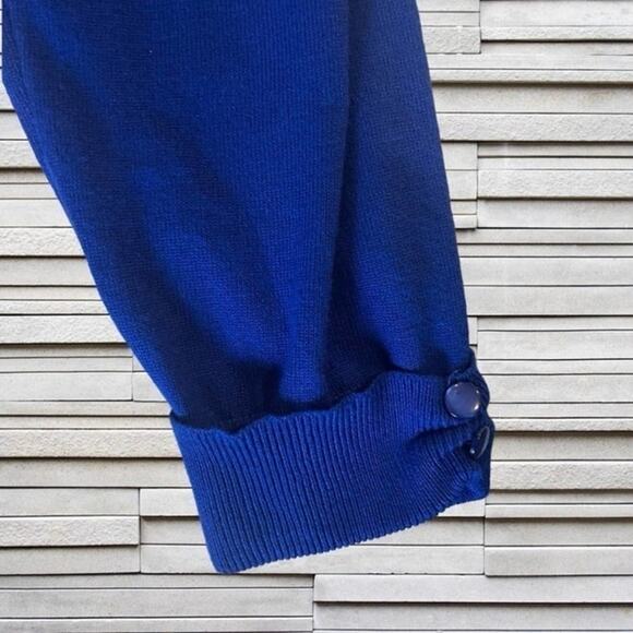 Lyn Cornflower Blue Cardigan Sweater Sz. 1X - Picture 2 of 4